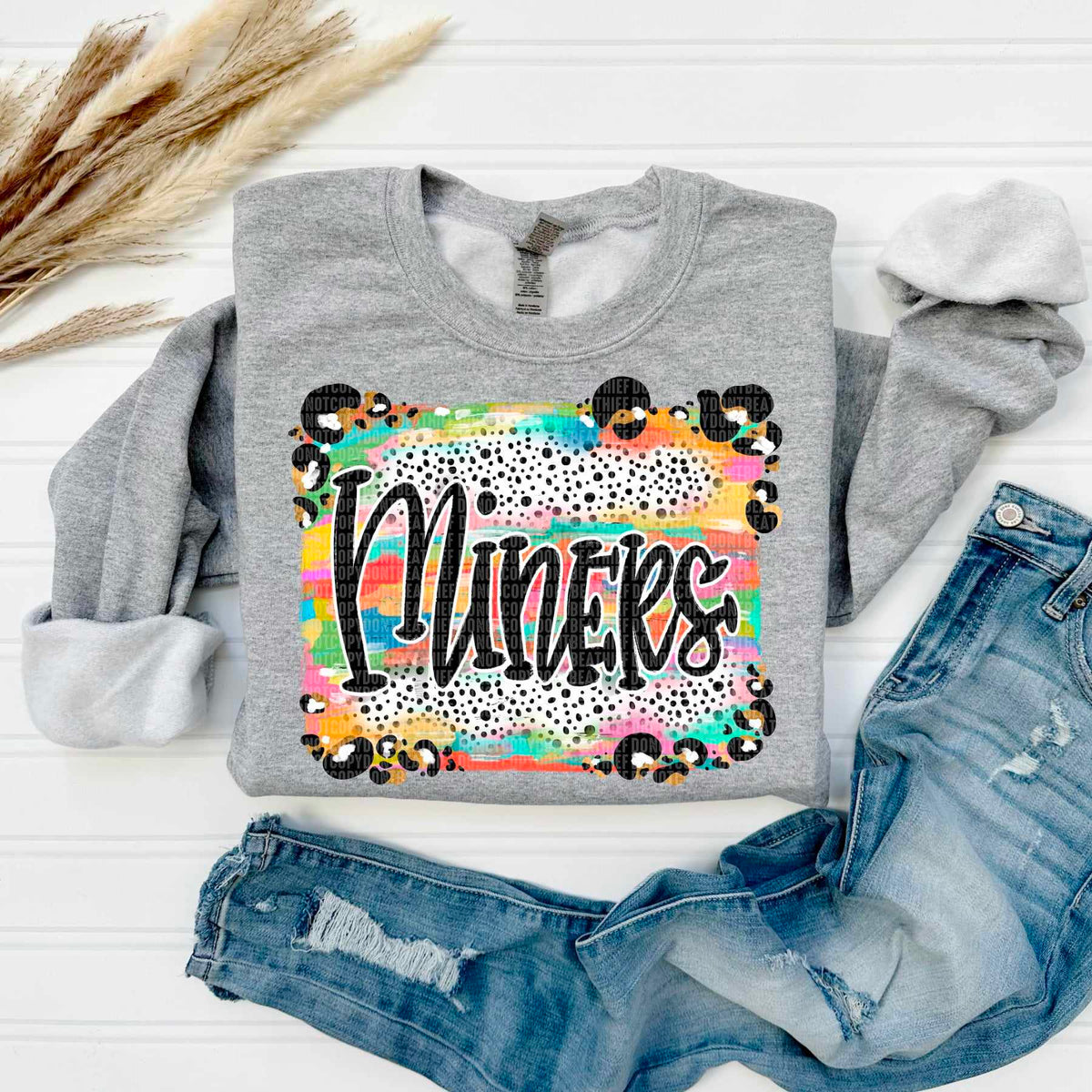 Miners exclusive mascot 50465 DTF transfer