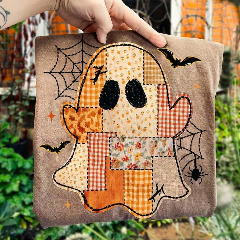 Patchwork ghost 109991 DTF transfer