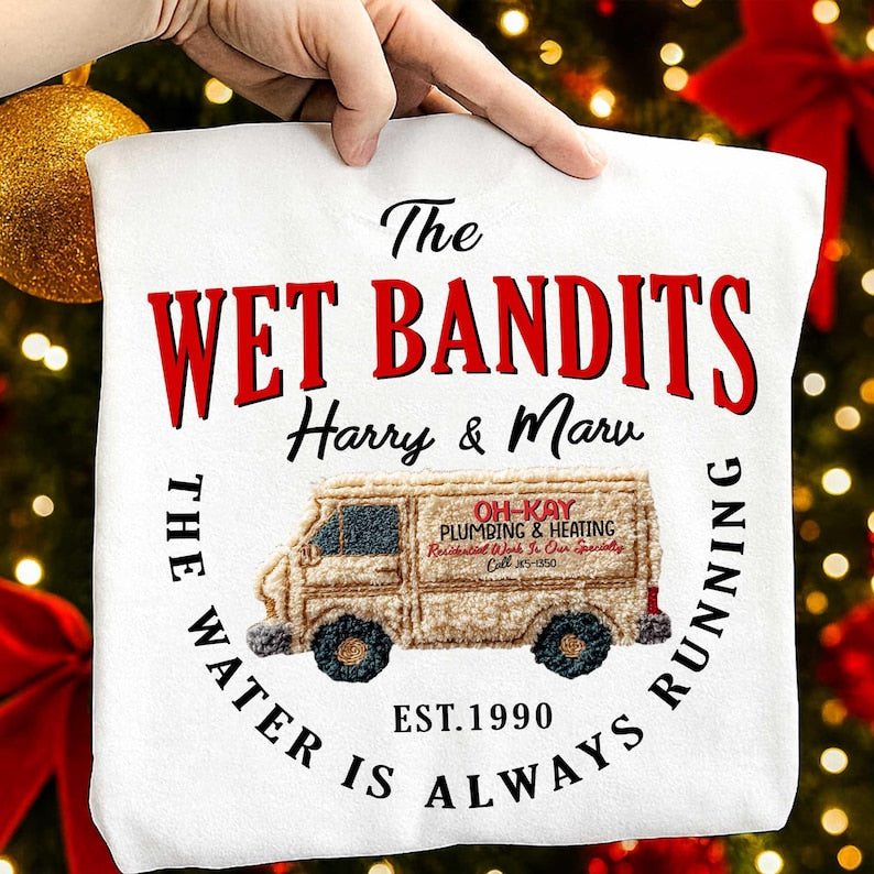 The wet bandits yarn van sunday special DTF transfer