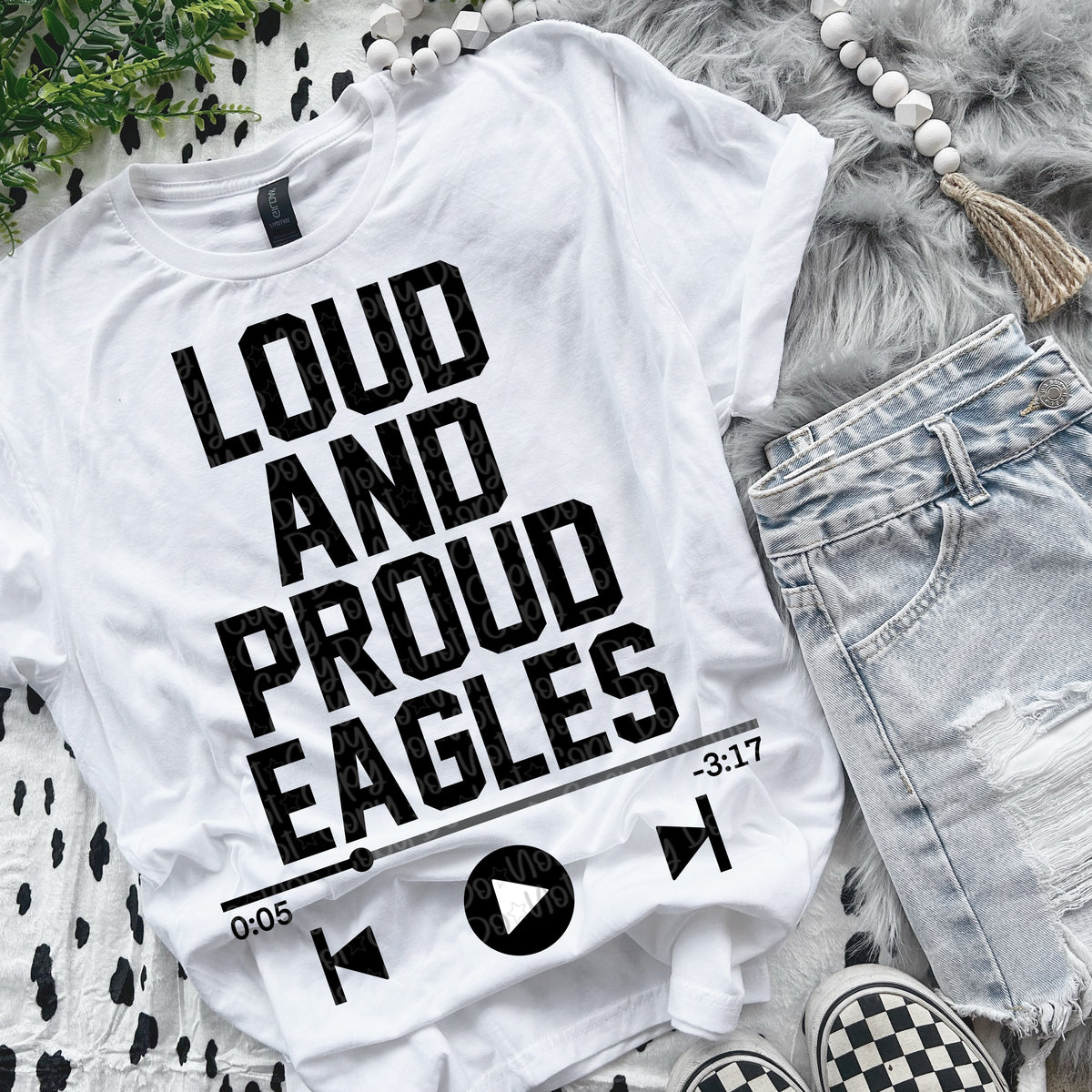 Loud and proud eagles VIRGO DTF transfer