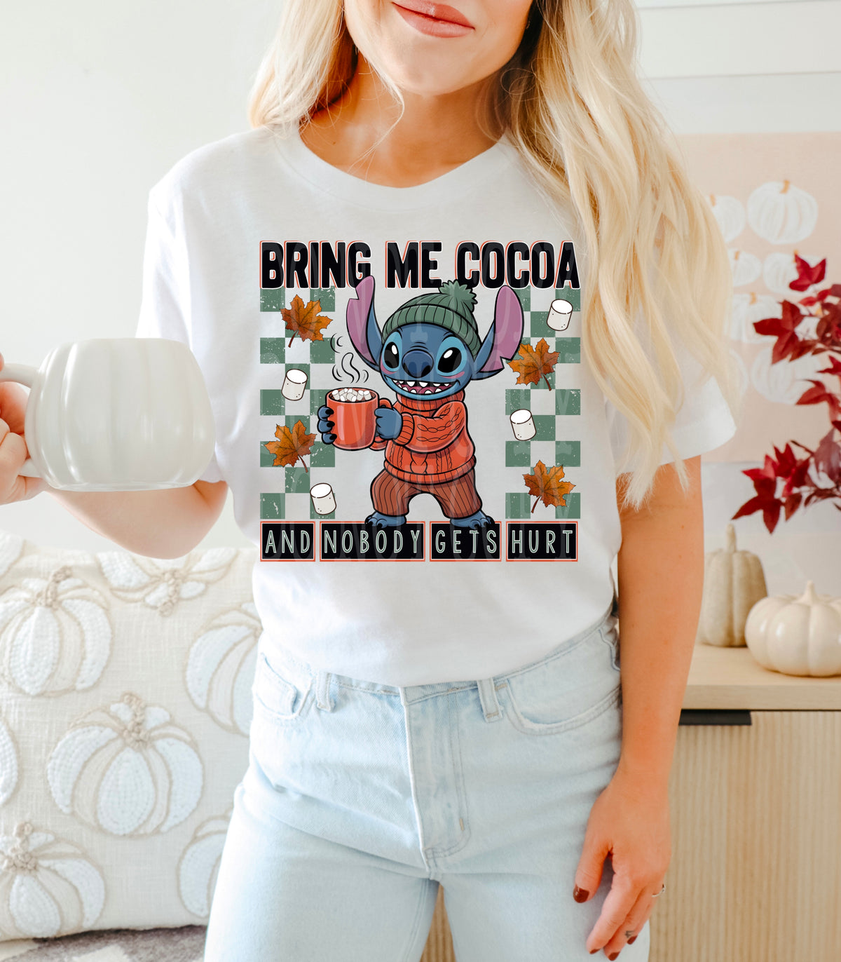 Bring me cocoa and nobody gets hurt DTF transfer
