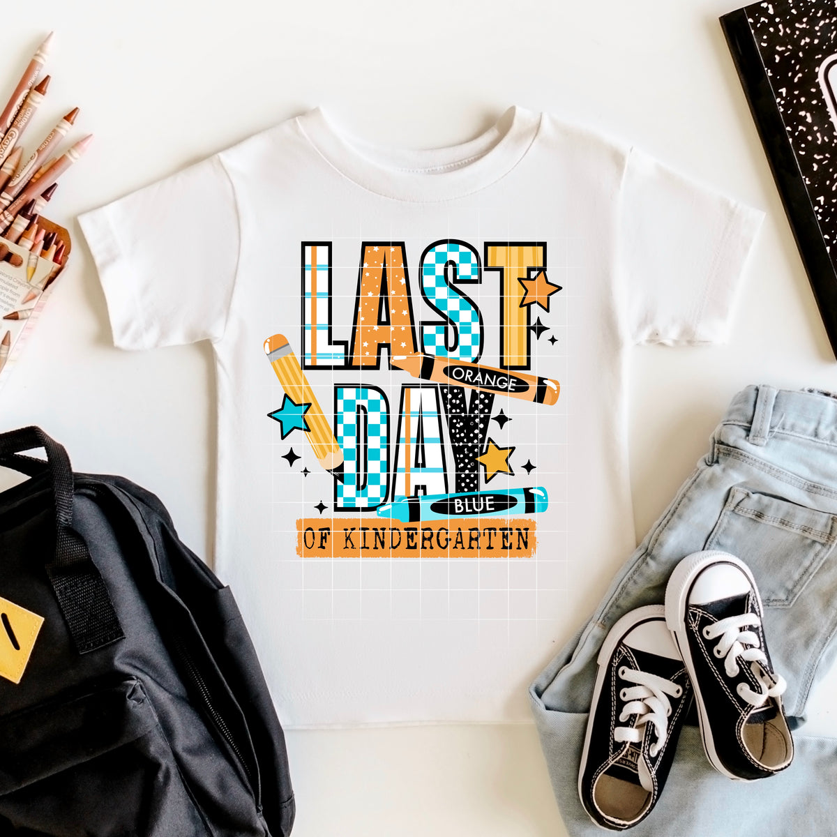 Last day of kindergarten BOY CSC DTF transfer