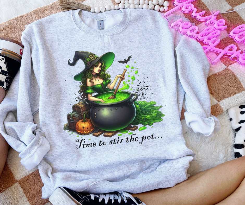 Time to stir the pot witch (VS) 52197 DTF transfer