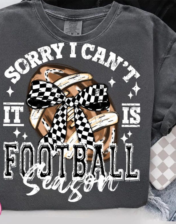 Sorry I can't it is football season WHITE dtf transfer