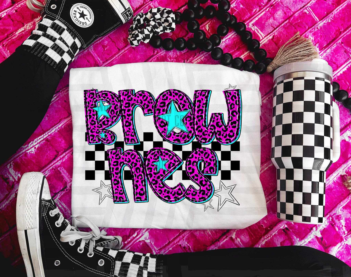 Brownes Pink Leopard Neon (Caplinger) DTF transfer