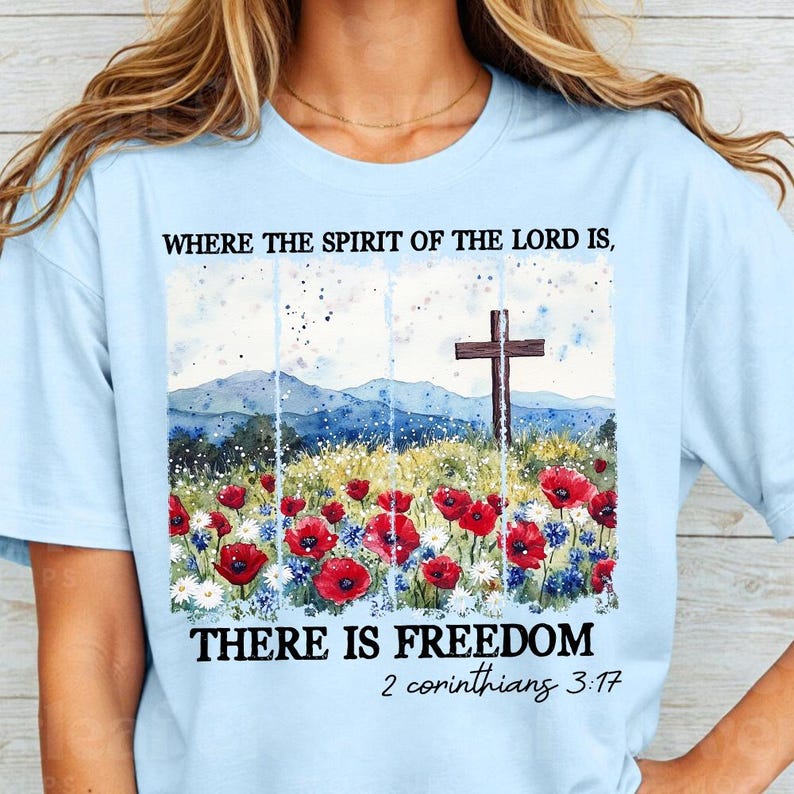 Where the spirit of the Lord is, there is freedom DTF transferring