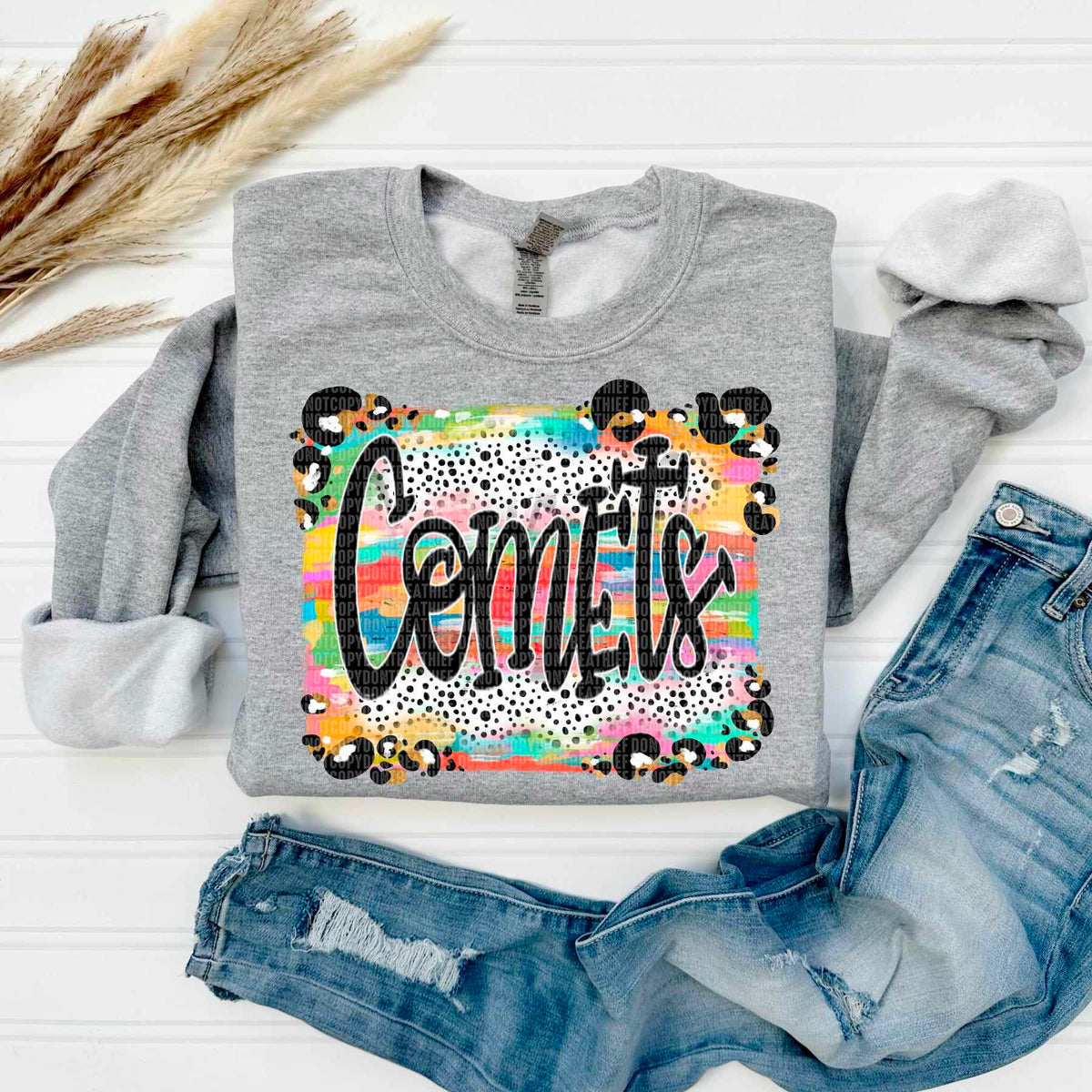 Comets exclusive mascot 50466 DTF transfer