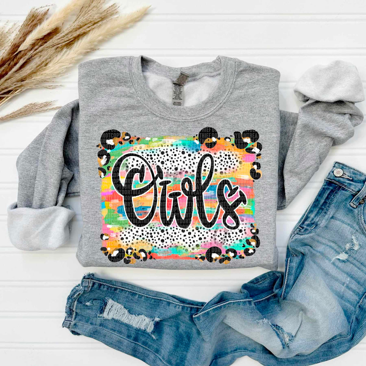 Owls exclusive mascot 50476 DTF transfer