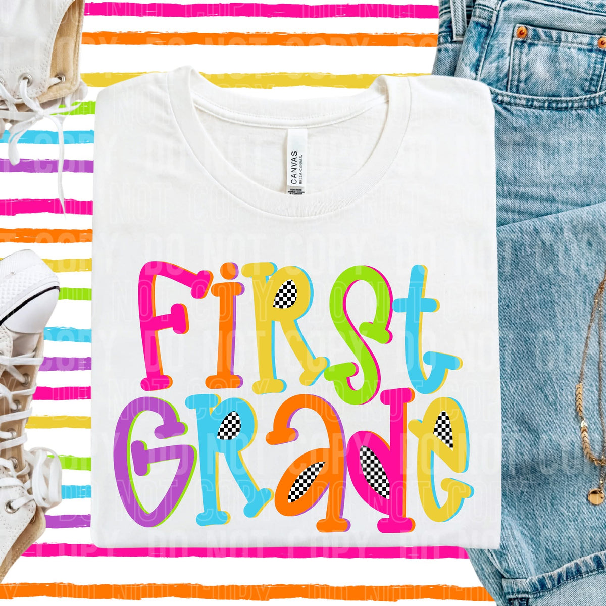 First grade sbb DTF transfer