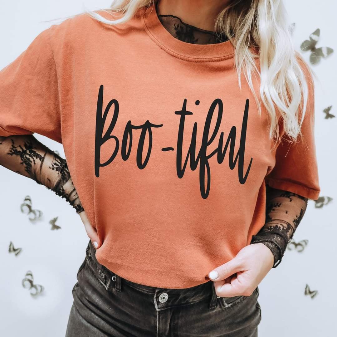 Boo-tiful black font (GROVE) 50287 DTF transfer