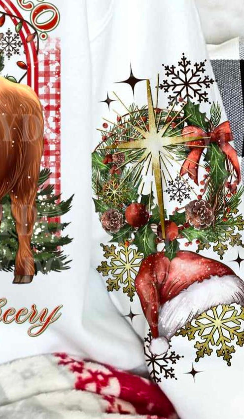 Moody christmas SLEEVE (AG) 44861 DTF transfer