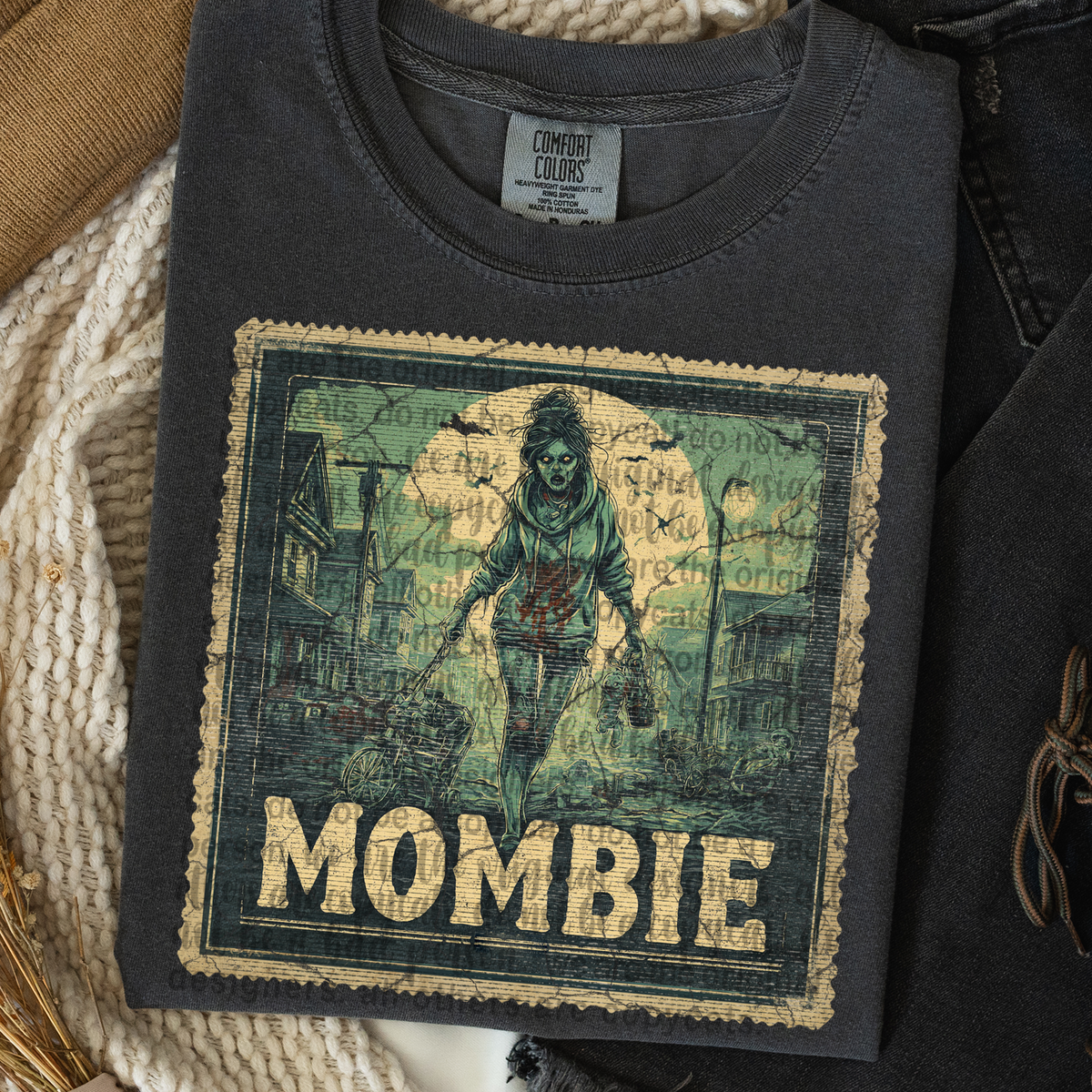 Mombie stamp TTD DTF Transfer