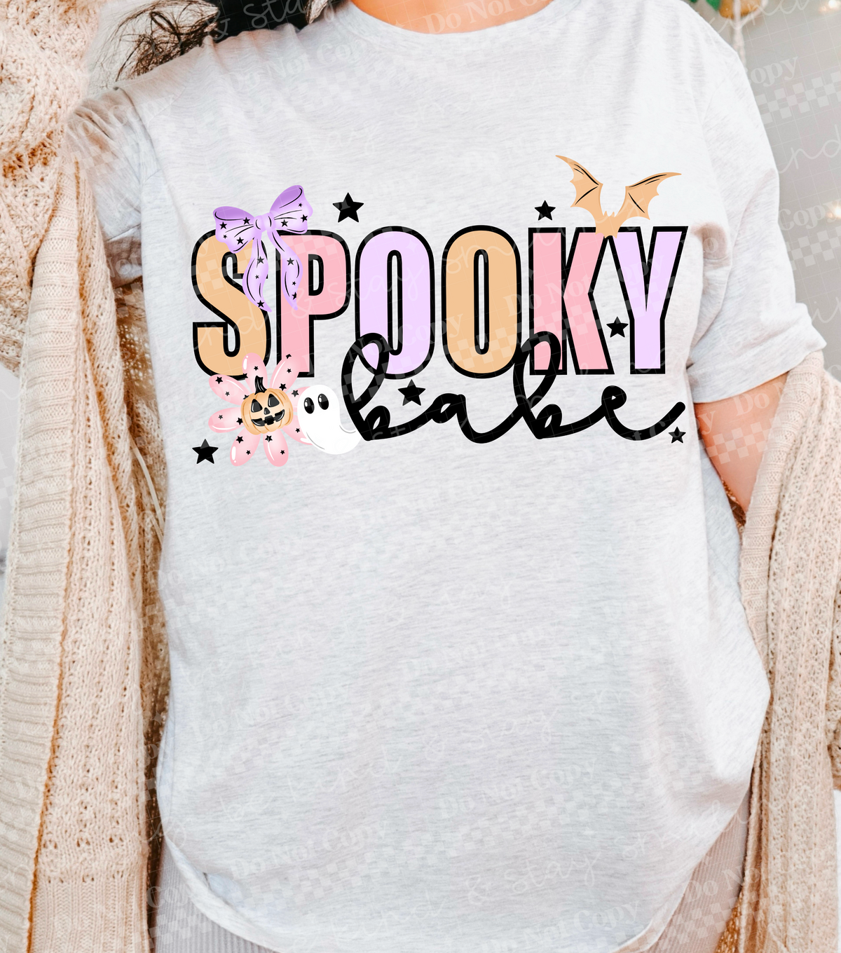 Spooky babe  CMLD DTF transfer