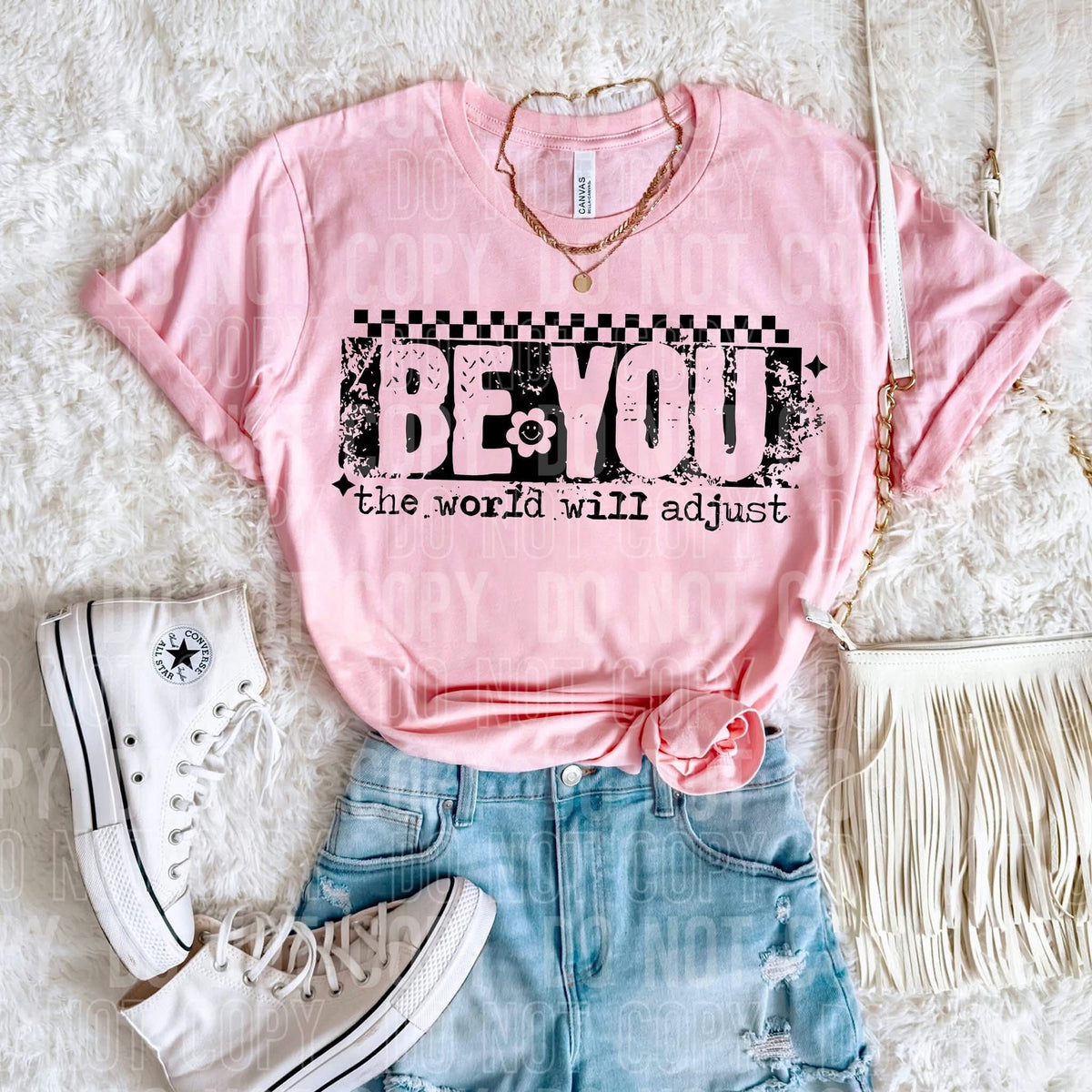 Be you the world will adjust BLACK sbb DTF transfer