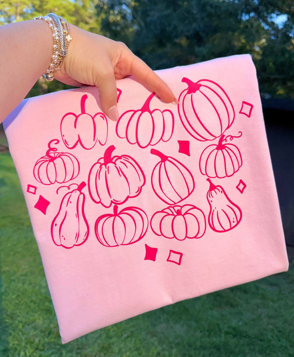 Pumpkin gourd collage Craft Corner DTF transfer