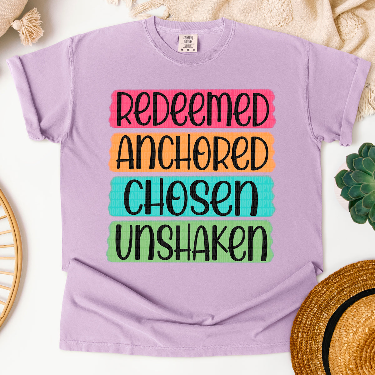 Redeemed anchored chosen unsaken SDD DTF transfer