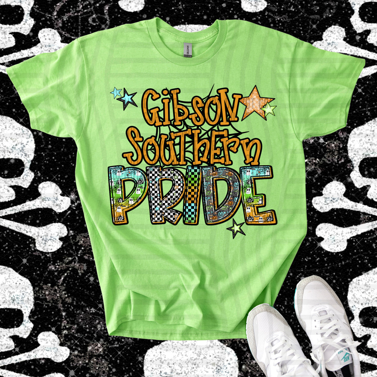 Gibson southern pride HALLOWEEN CAPLINGER DTF transfer