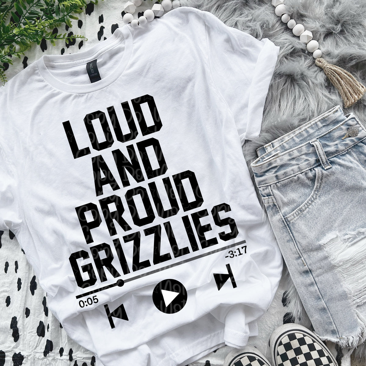 Loud and proud grizzlies VIRGO DTF transfer