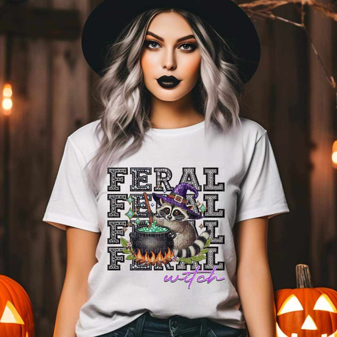 Feral witch stacked (TDD) 44507 DTF transfer