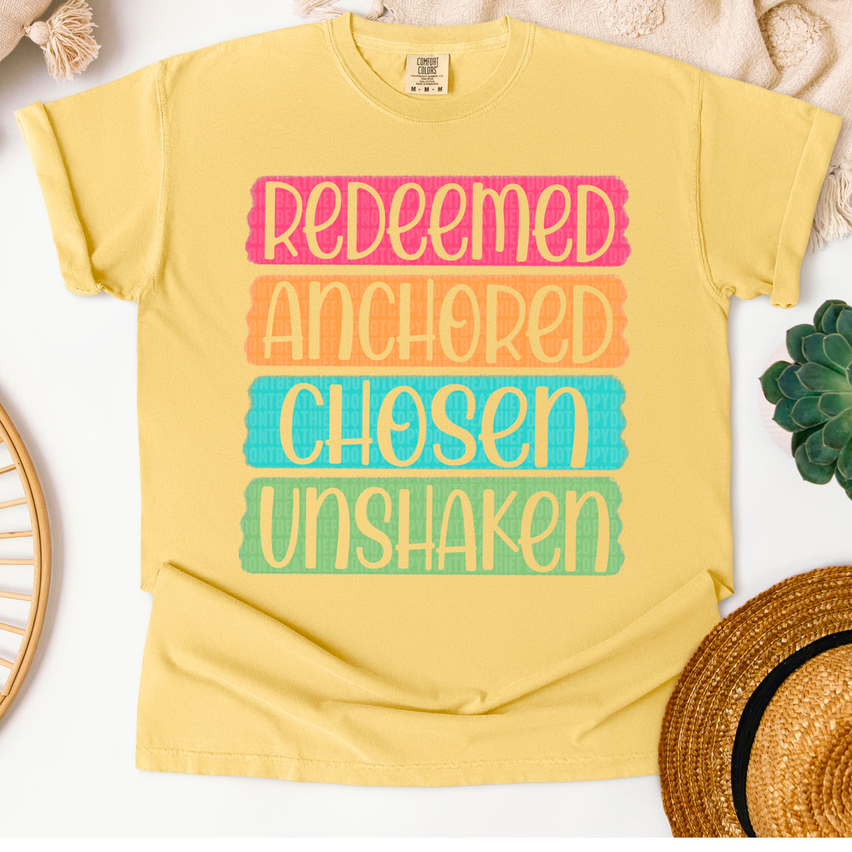 Redeemed anchored chosen unsaken SDD DTF transfer
