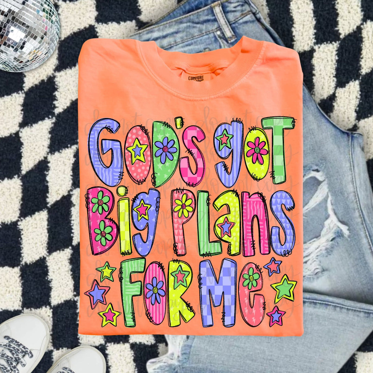 God's got big plans for me GIRL DTF transfer