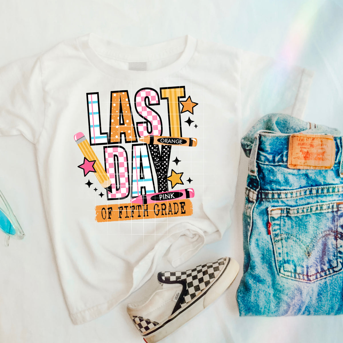 Last day of fifth grade GIRL CSC DTF transfer