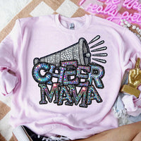 Cheer mama colorful stones megaphone (CITY) 44013 DTF transfer