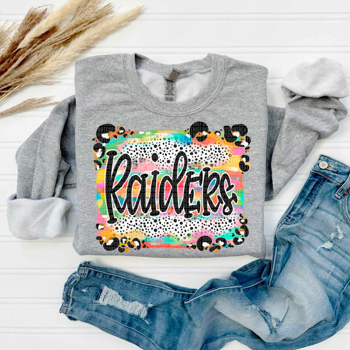 Raiders exclusive mascot 50472 DTF transfer