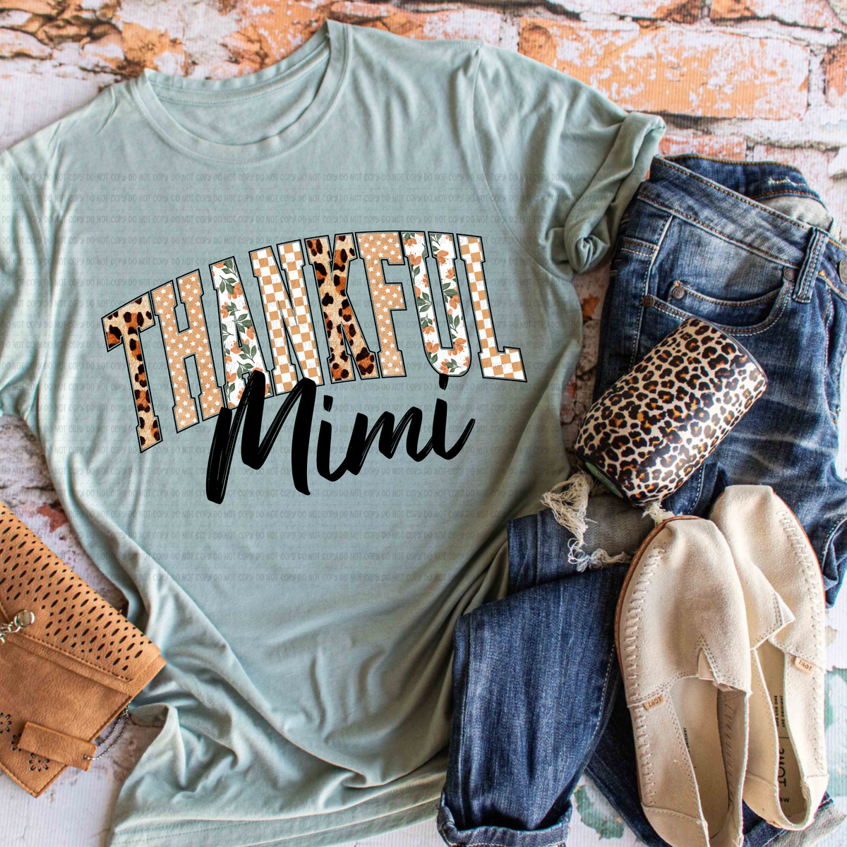 Thankful mimi revel DTF transfer