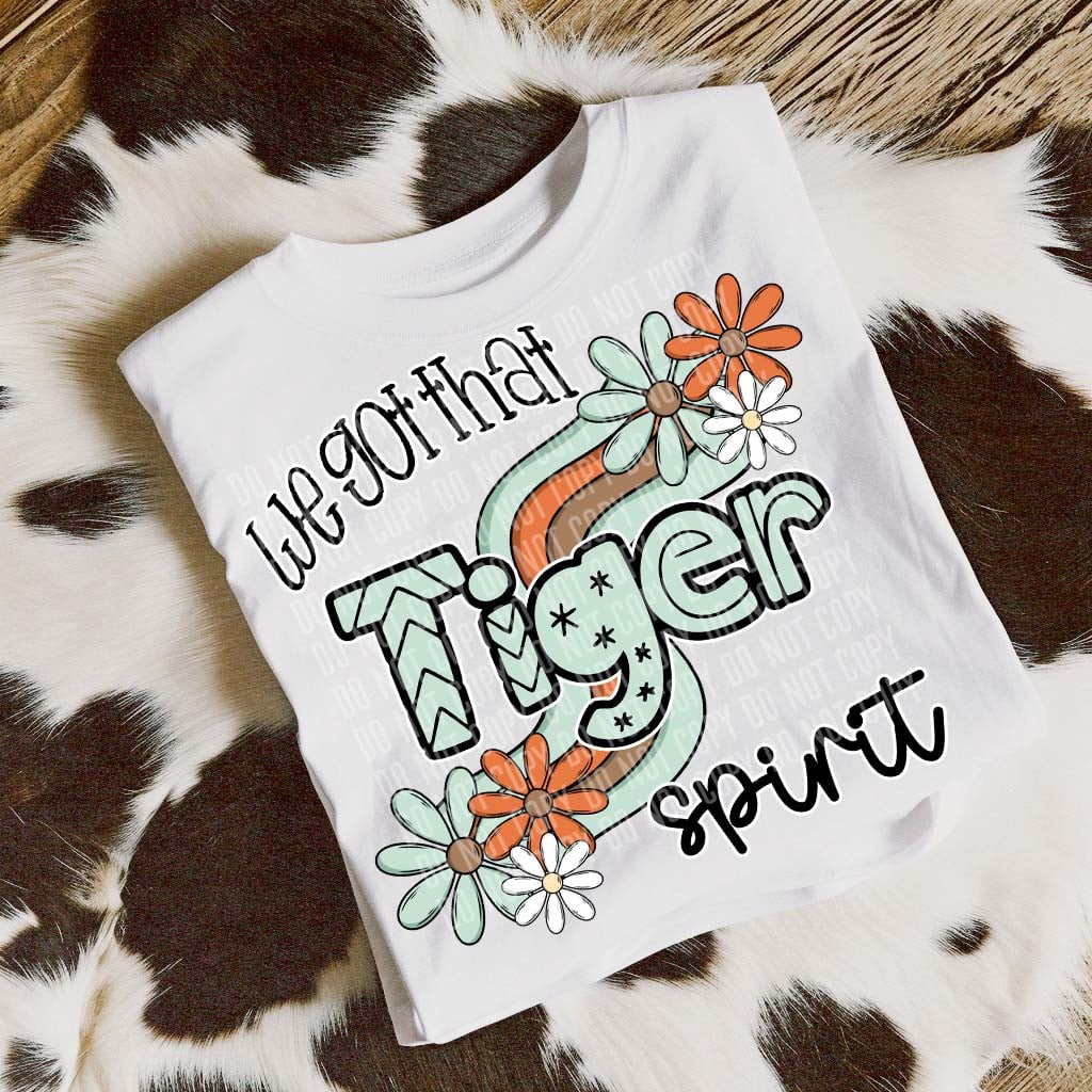 We got that tiger spirit (CAPLINGER) 50385 DTF transfer