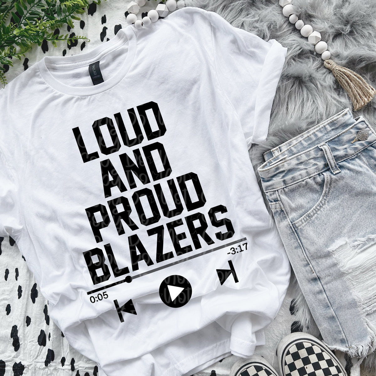 Loud and proud blazers VIRGO DTF transfer