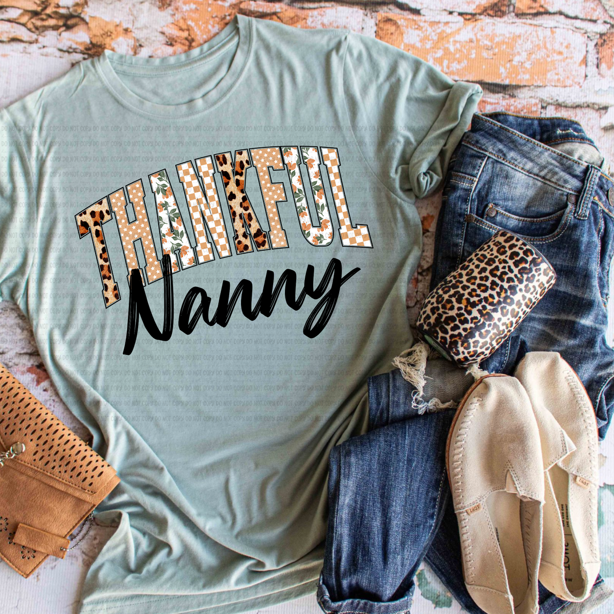 Thankful nanny revel DTF transfer
