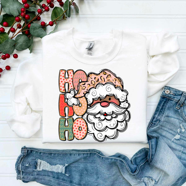 Ho ho ho dark santa s50678 DTF transfer