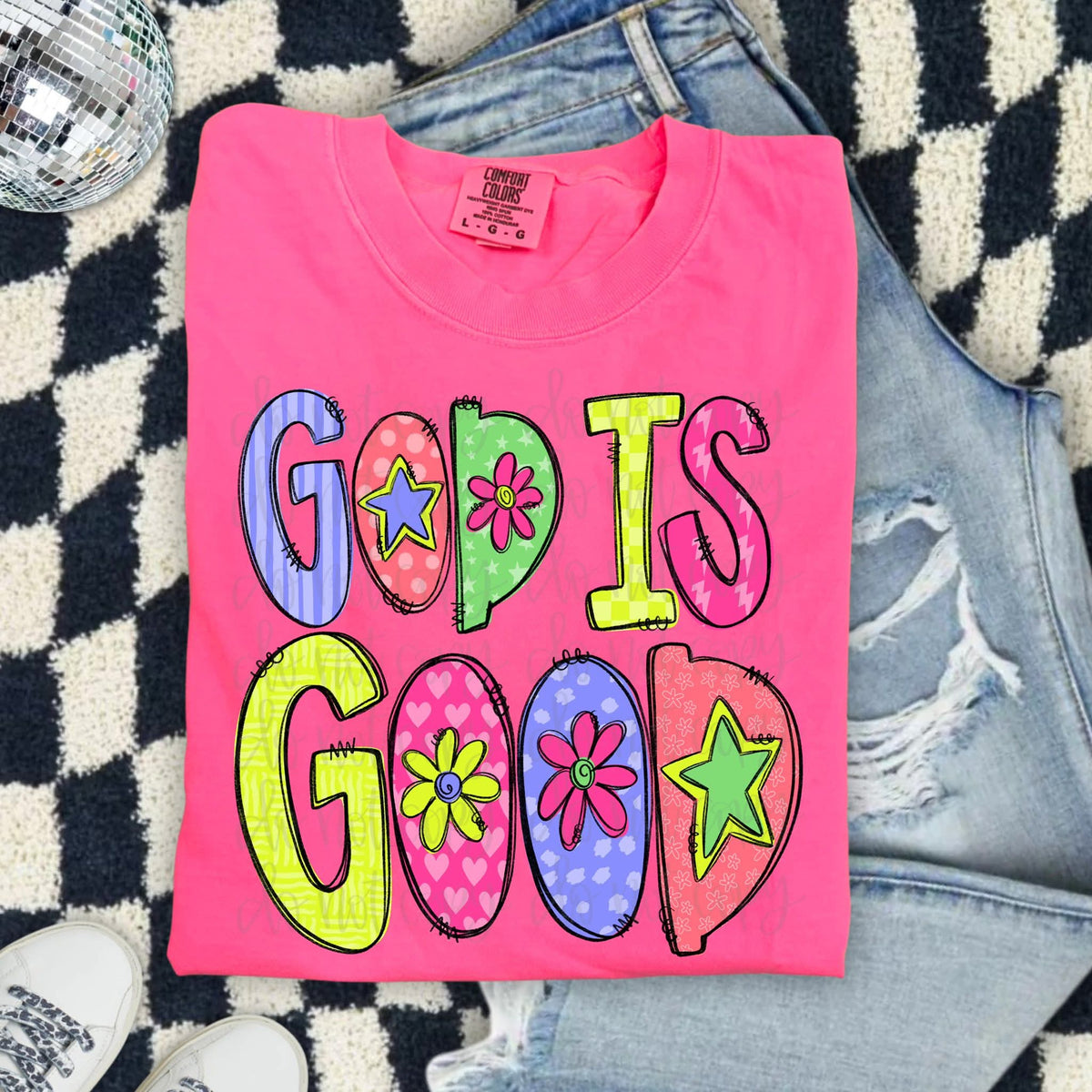 God is Good DTF transfer