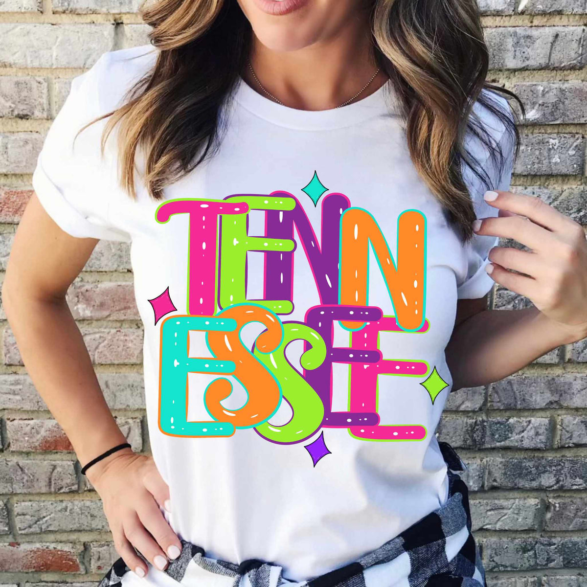 Tennessee neon states 44929 DTF transfer