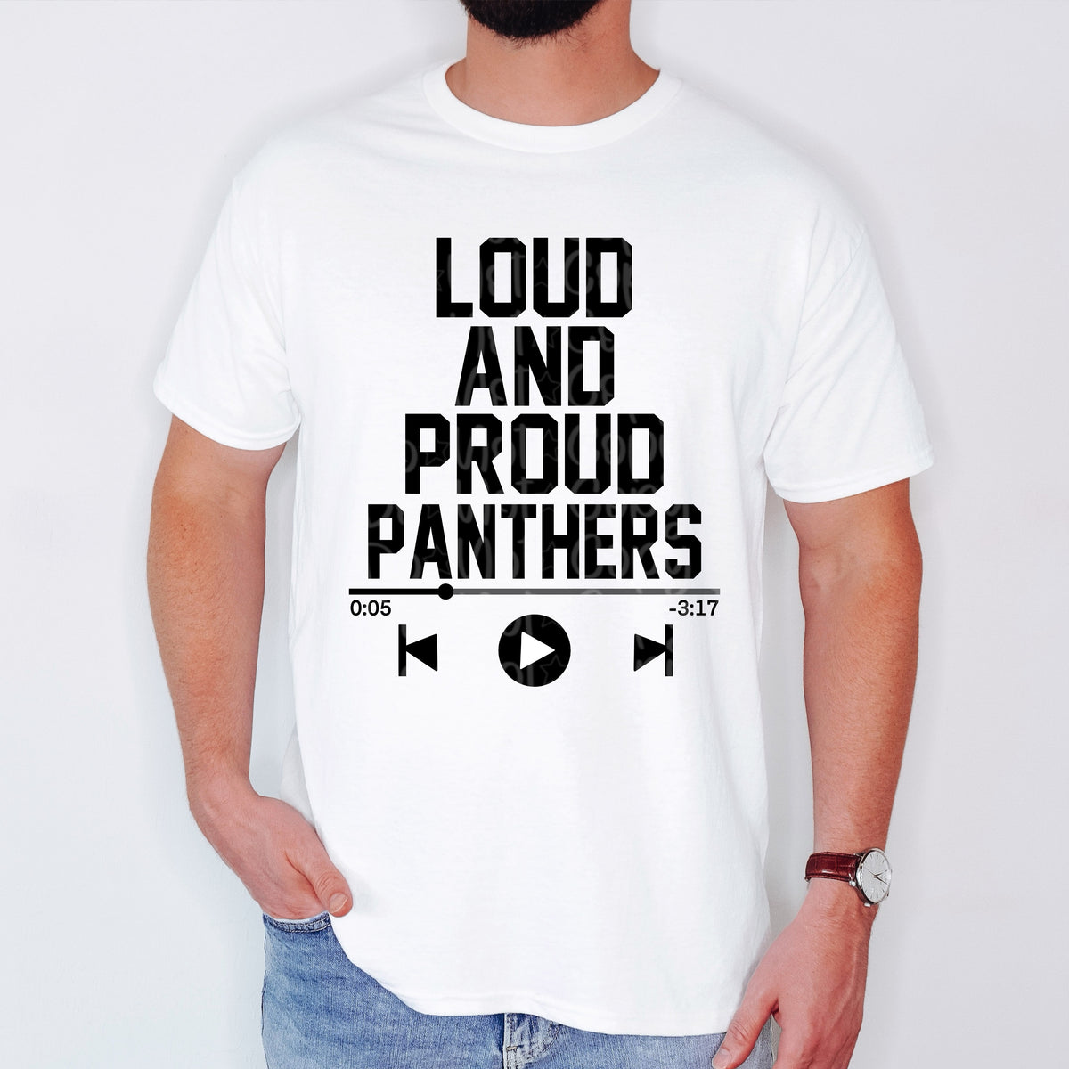 Loud and proud panthers VIRGO DTF transfer