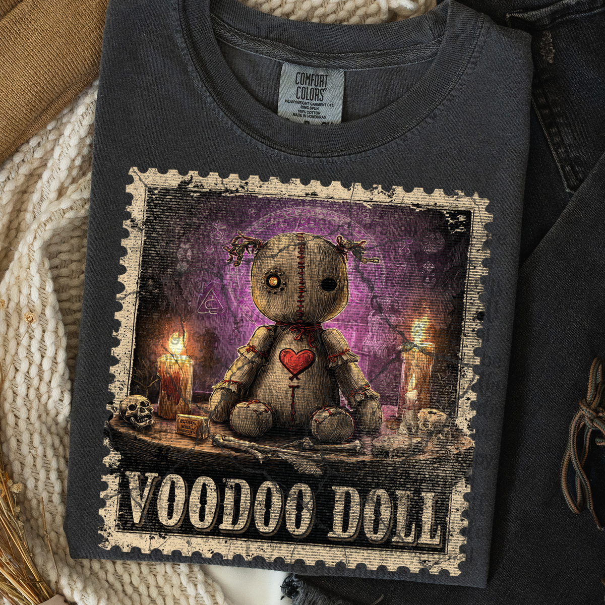 Voodoo doll stamp TTD DTF Transfer