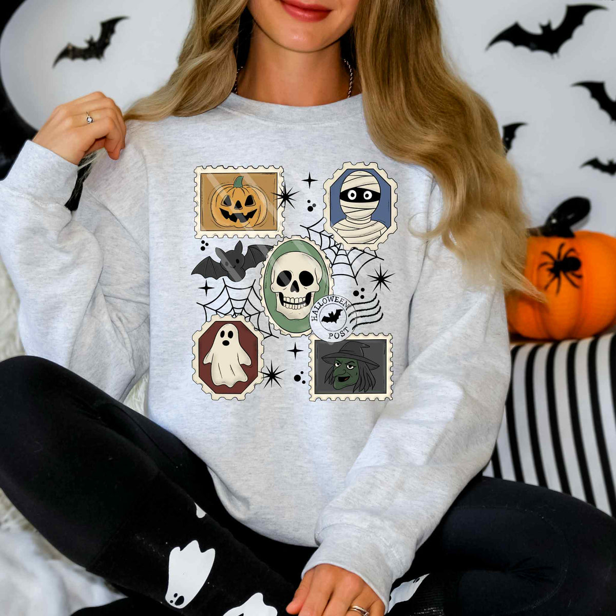 Halloween stamps DTF transfer