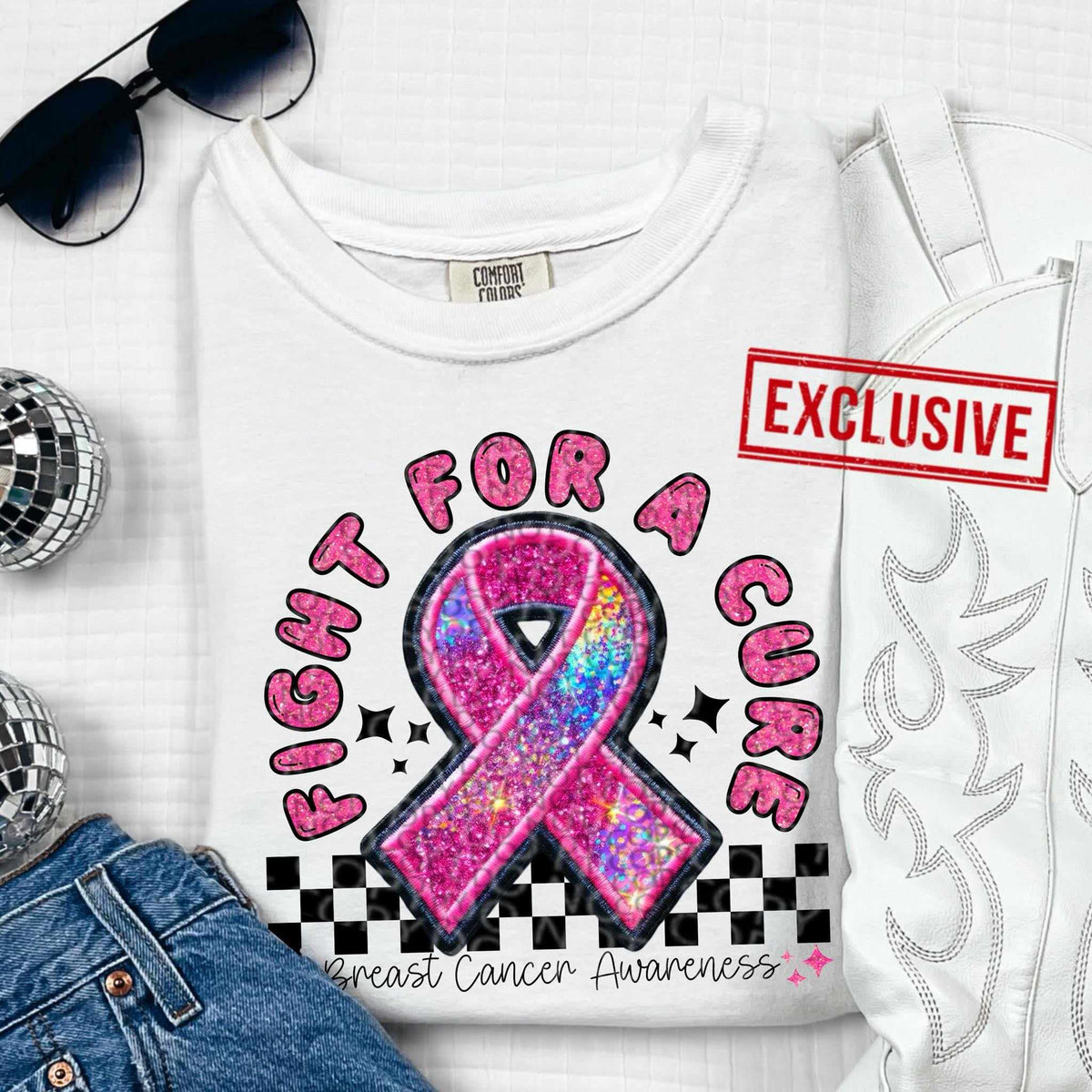 Fight for a cure exclusive 44339 DTF transfer