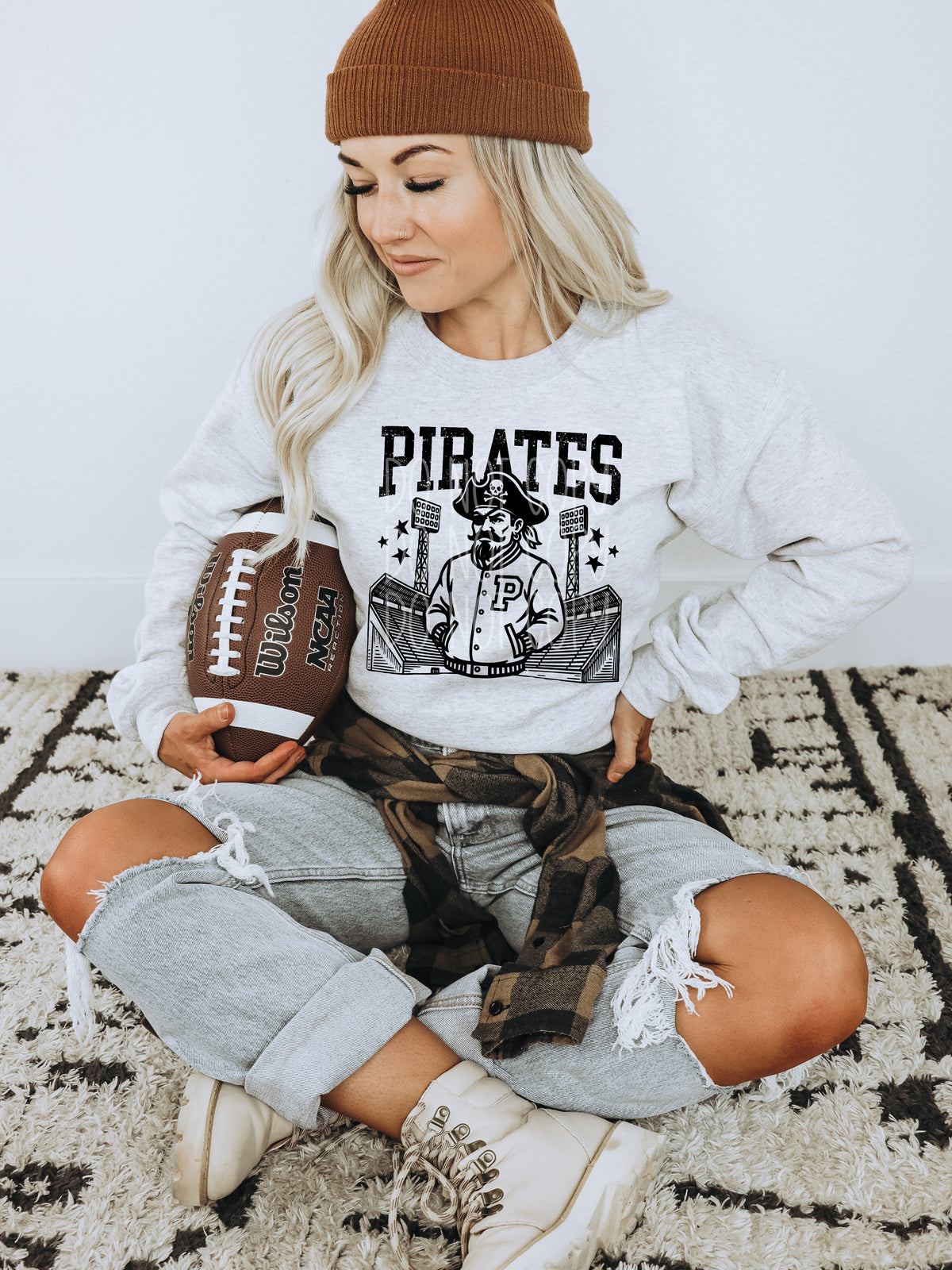Pirates Letterman mascots PHDC DTF transfer