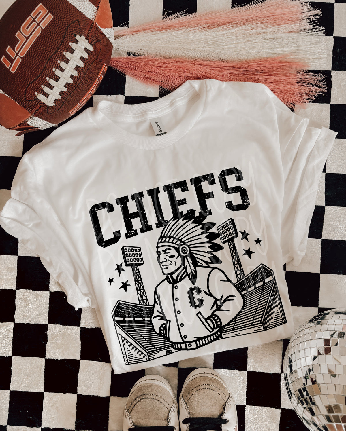 Chiefs Letterman mascots PHDC DTF transfer