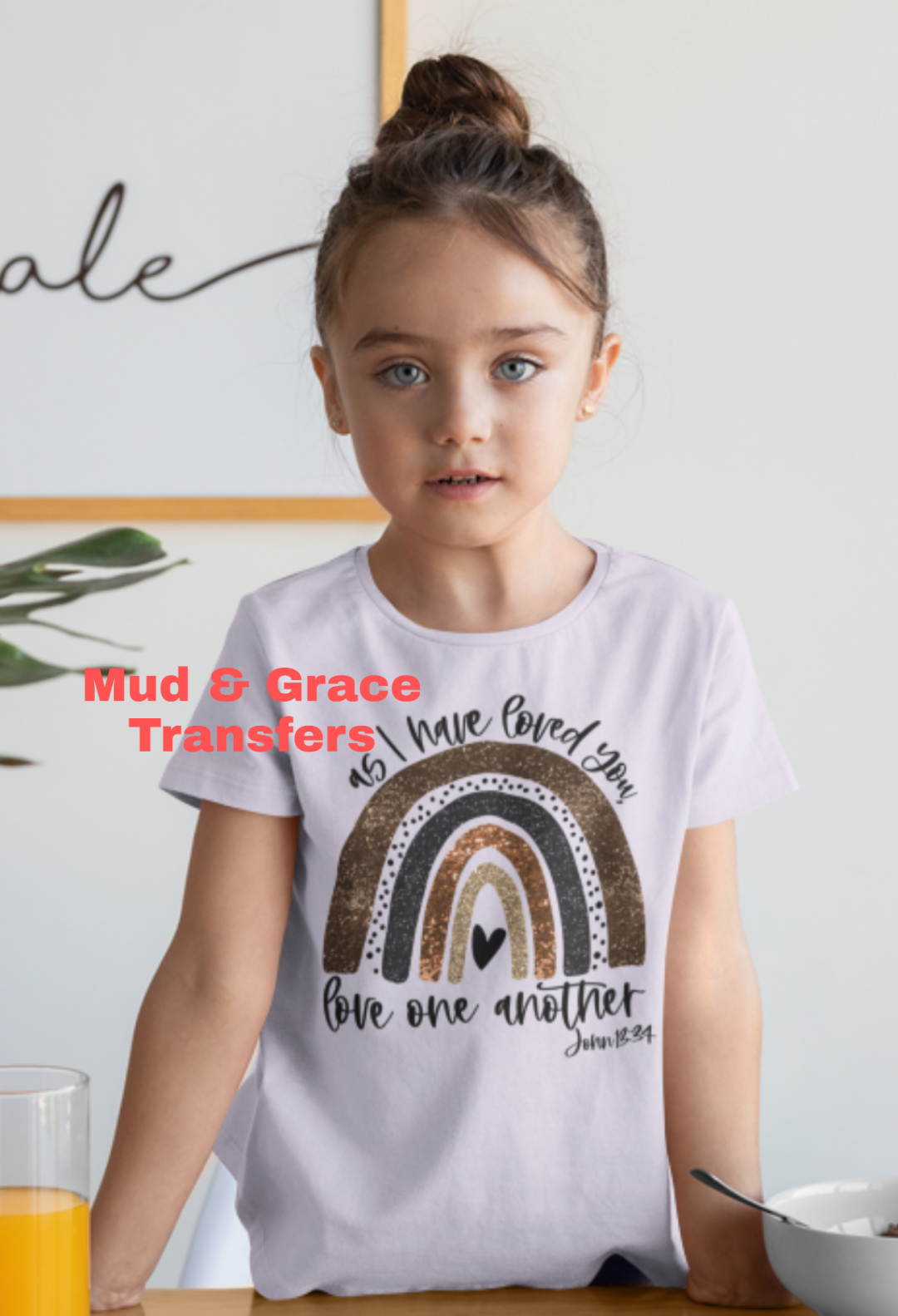 As I have loved you Koozie 3.5" screen print transfers