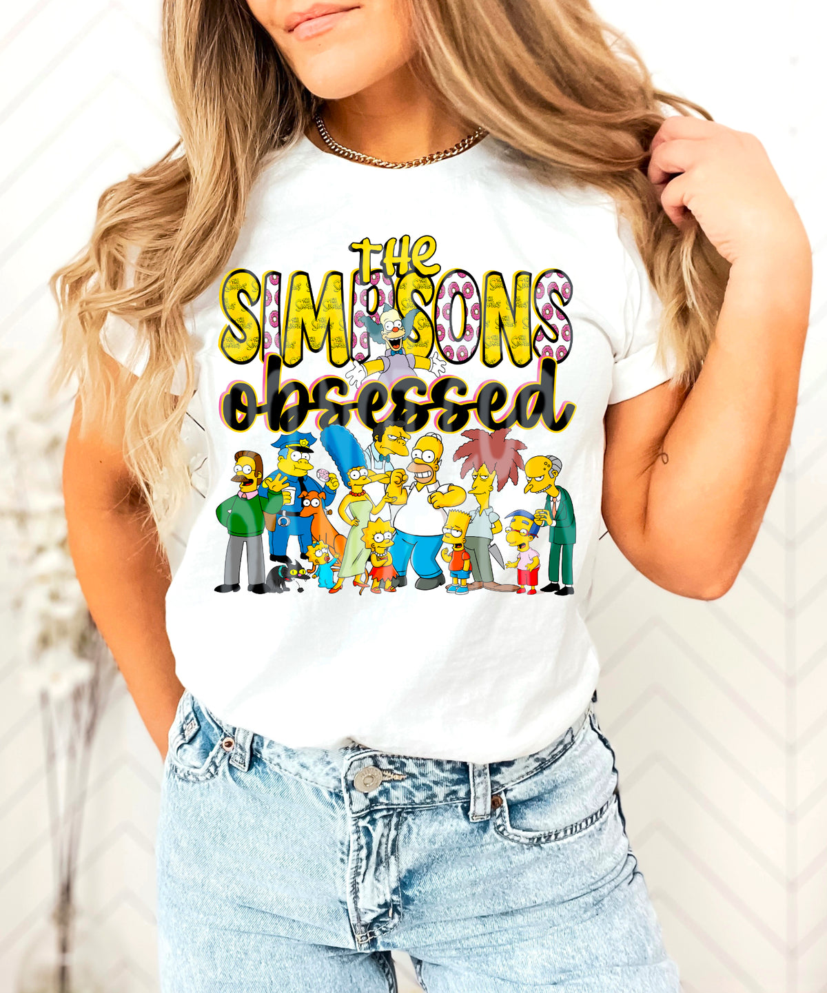 Yellow people obsessed DD DTF transfer