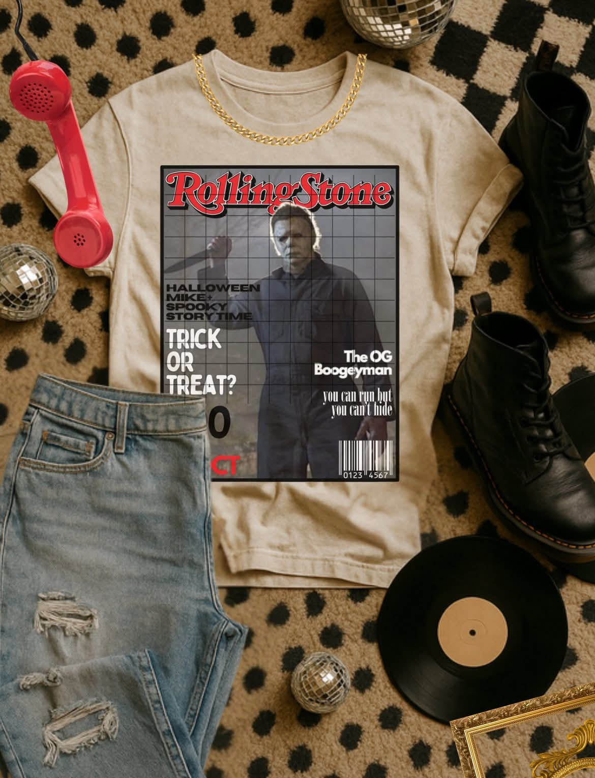 Mike rolling stone magazine DTF transfer