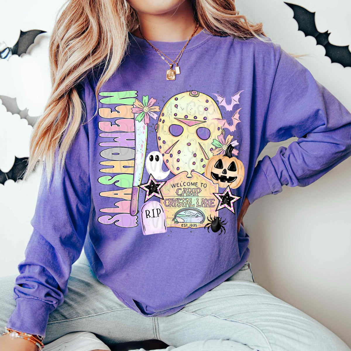 Slashoween jason DTF transfer