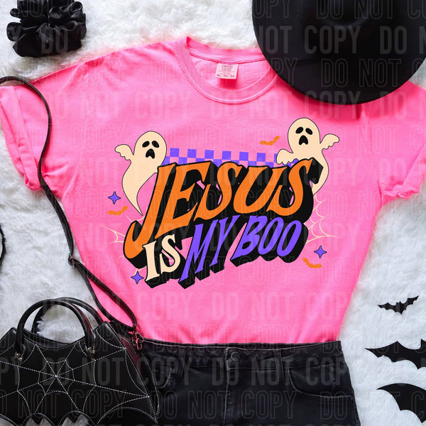 Jesus is my boo DTF transfer