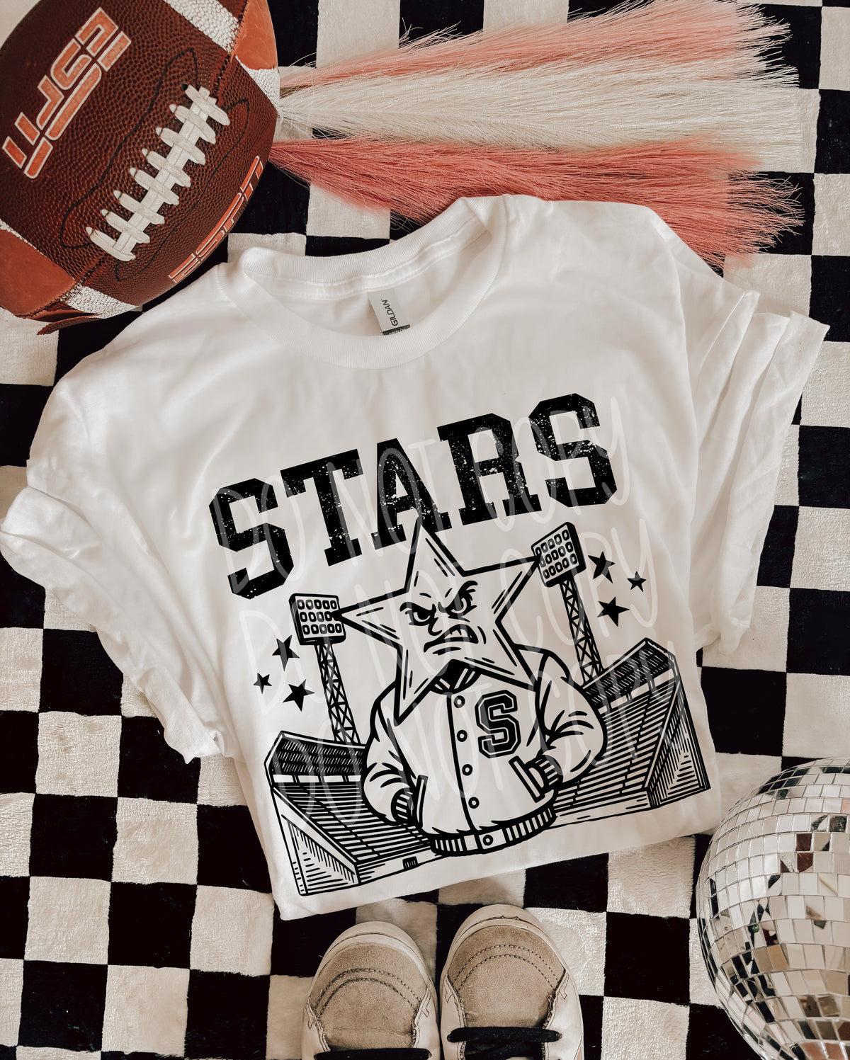 Stars Letterman mascots PHDC DTF transfer