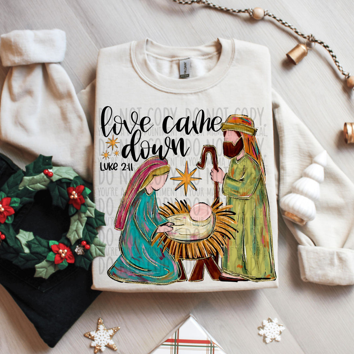 Love came down swd sunday special DTF transfer