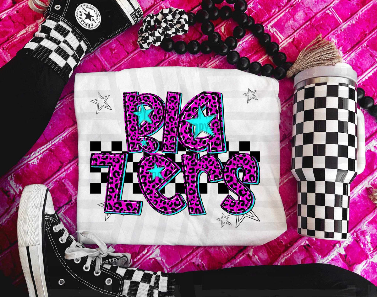 Blazers Pink Leopard Neon (Caplinger) DTF transfer