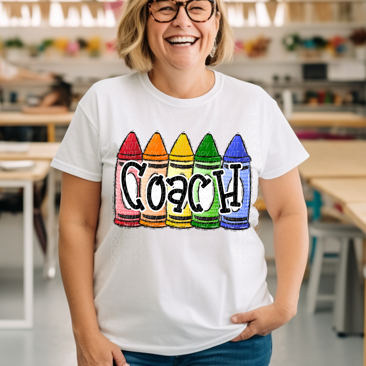 Coach crayons BOY CITY DTF transfer